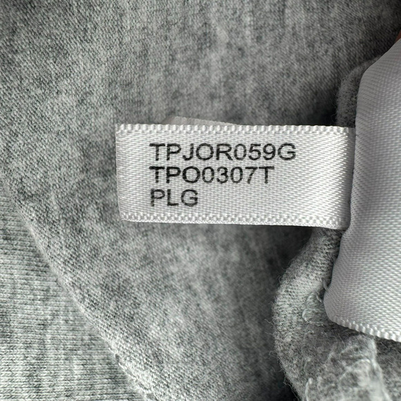 TOMMY HILFIGER Women's Large Gray Sport Pullover Hoodie Sweatshirt Roll Tab Logo - Picture 6 of 9